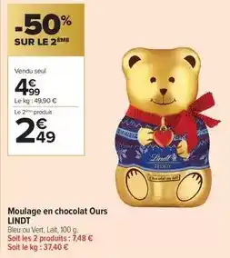 Carrefour Onetik - tomme vache et brebis offre