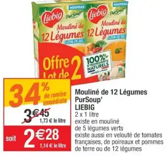 Cora x Carrefour Mouliné de 12 Légumes offre
