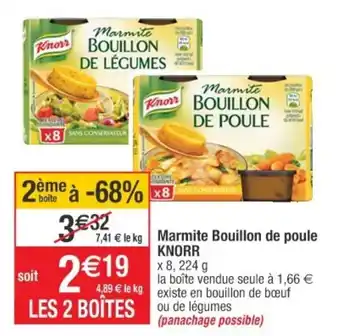Cora x Carrefour Marmite Bouillon de Poule Knorr offre