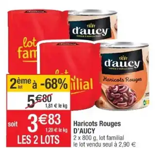 Cora x Carrefour Haricots Rouges D'Aucy offre