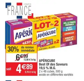Cora x Carrefour Apéricube Best Of Des Saveurs offre