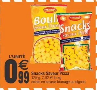 Cora x Carrefour Snacks Saveur Pizza offre