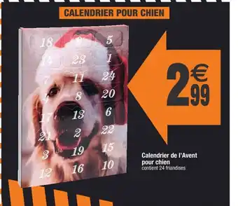 Cora x Carrefour Calendrier de l'Avent pour chien offre