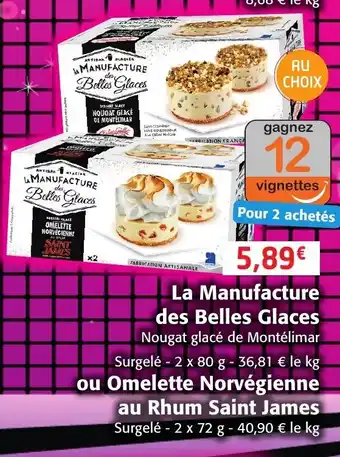 Colruyt La Manufacture des Belles Glaces offre
