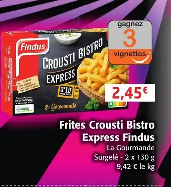 Colruyt Frites Crousti Bistro Express Findus offre