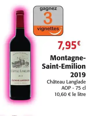 Montagne Saint-Emilion 2019