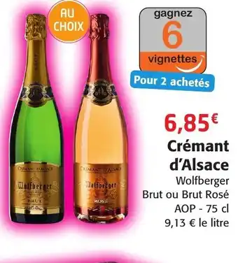 Colruyt Crémant d'Alsace offre