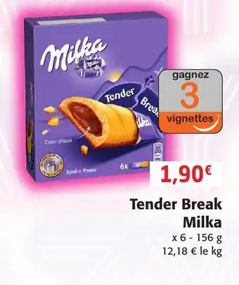 Colruyt Tender Break Milka offre