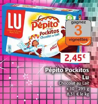 Colruyt Pépito Pockitos Lu offre