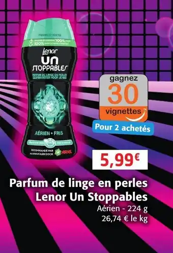 Parfum de linge en perles Lenor Un Stoppables