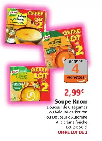 Colruyt Soupe Knorr offre