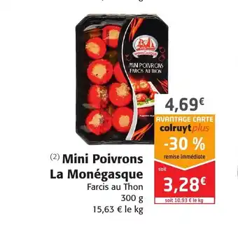 Colruyt Mini Poivrons La Monégasque offre