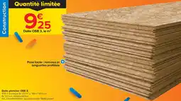 Castorama Dalle plancher OSB 3 offre