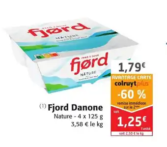 Colruyt Fjord Danone offre