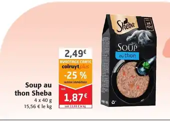 Colruyt Soup Au Thon Sheba offre