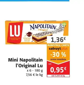 Colruyt Mini Napolitain L'Original Lu offre