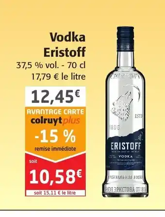 Colruyt Vodka Eristoff offre