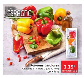 Colruyt Poivrons Tricolores offre