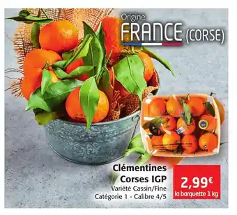 Colruyt Clémentines Corses IGP offre