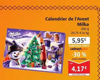 Colruyt Calendrier De L'Avent Milka offre