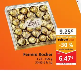Colruyt Ferrero Rocher offre