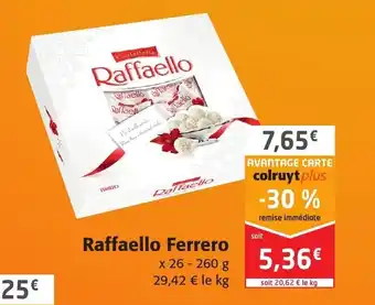 Colruyt Raffaello Ferrero offre