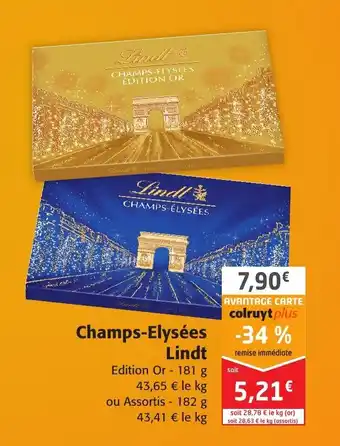 Colruyt Champs-Elysées Lindt offre