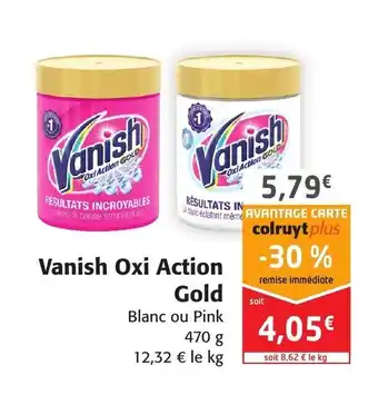 Colruyt Vanish Oxi Action Gold offre
