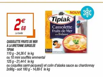 Netto Cassolette Fruits De Mer A La Bretonne Surgelée TIPIAK offre