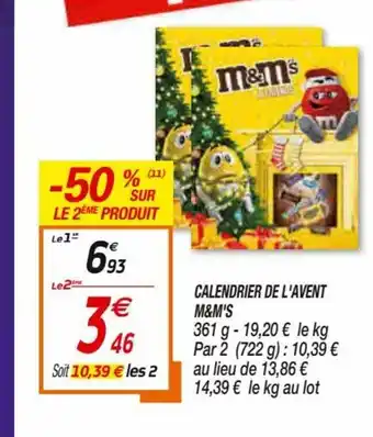 Calendrier De L'Avent M&M's