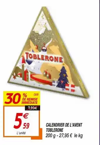 Calendrier De L'Avent Toblerone