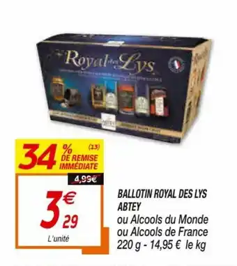 Netto Ballotin Royal Des Lys Abtey offre