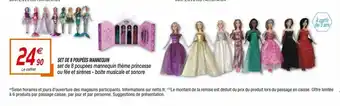 Netto Set De 8 Poupées Mannequin offre