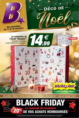Le Calendrier De l'Avent "Bougies"