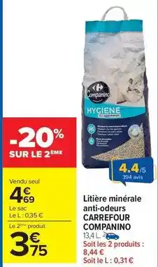 Carrefour La chemise offre