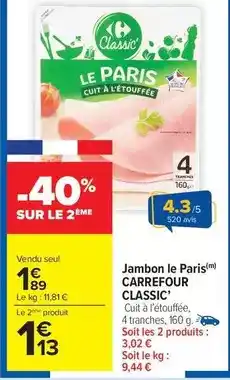 Carrefour La nuisette offre