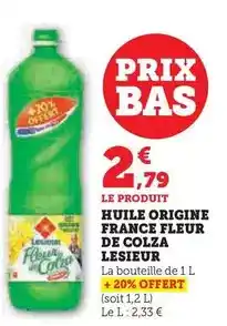 Hyper U Thonon - eau minerale naturelle offre