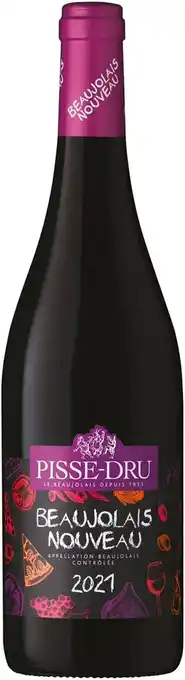 Match Pisse-dru beaujolais nouveau aop offre