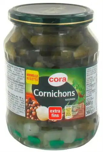 Match Cora cornichons offre