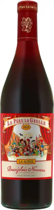 Match Le père la grolle "la scène" beaujolais nouveau aop offre