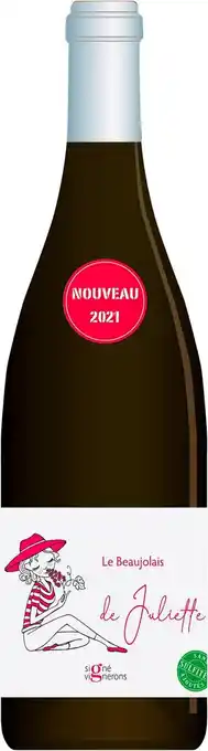 Match Signé vignerons beaujolais nouveau aop offre