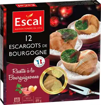 Match Escal escargots de bourgogne offre