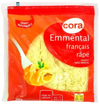 Match Cora emmental français râpé offre