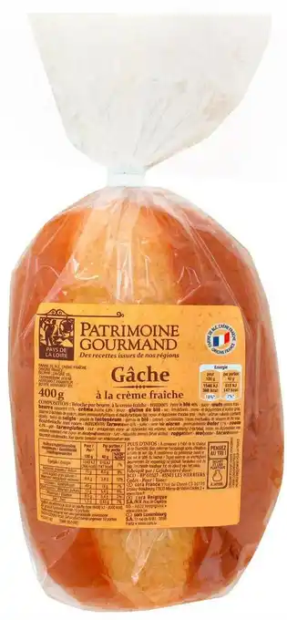 Match Patrimoine gourmand gâche offre