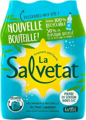 Match Salvetat eau minérale naturelle offre