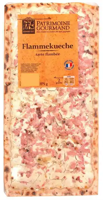 Match Patrimoine gourmand flammekueche offre
