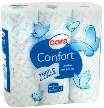 Match Cora papier toilette offre