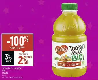Petit Casino Liebig velouté 6 légumes bio offre