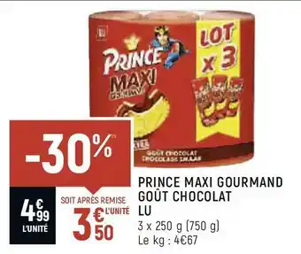 Gourmand prince maxi goût chocolat