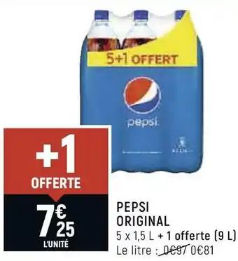Spar Pepsi pepsi original offre